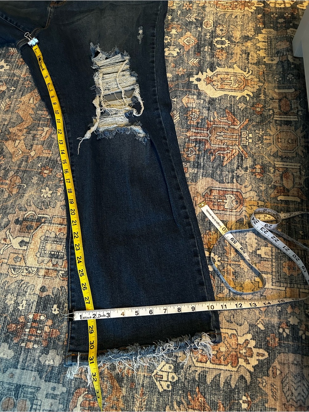 Judy Blue Brett Distressed Dad Jeans. - Picture 13 of 15